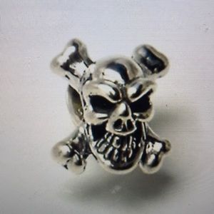 Single BWL/ Bill Wall skull & crossbones earring